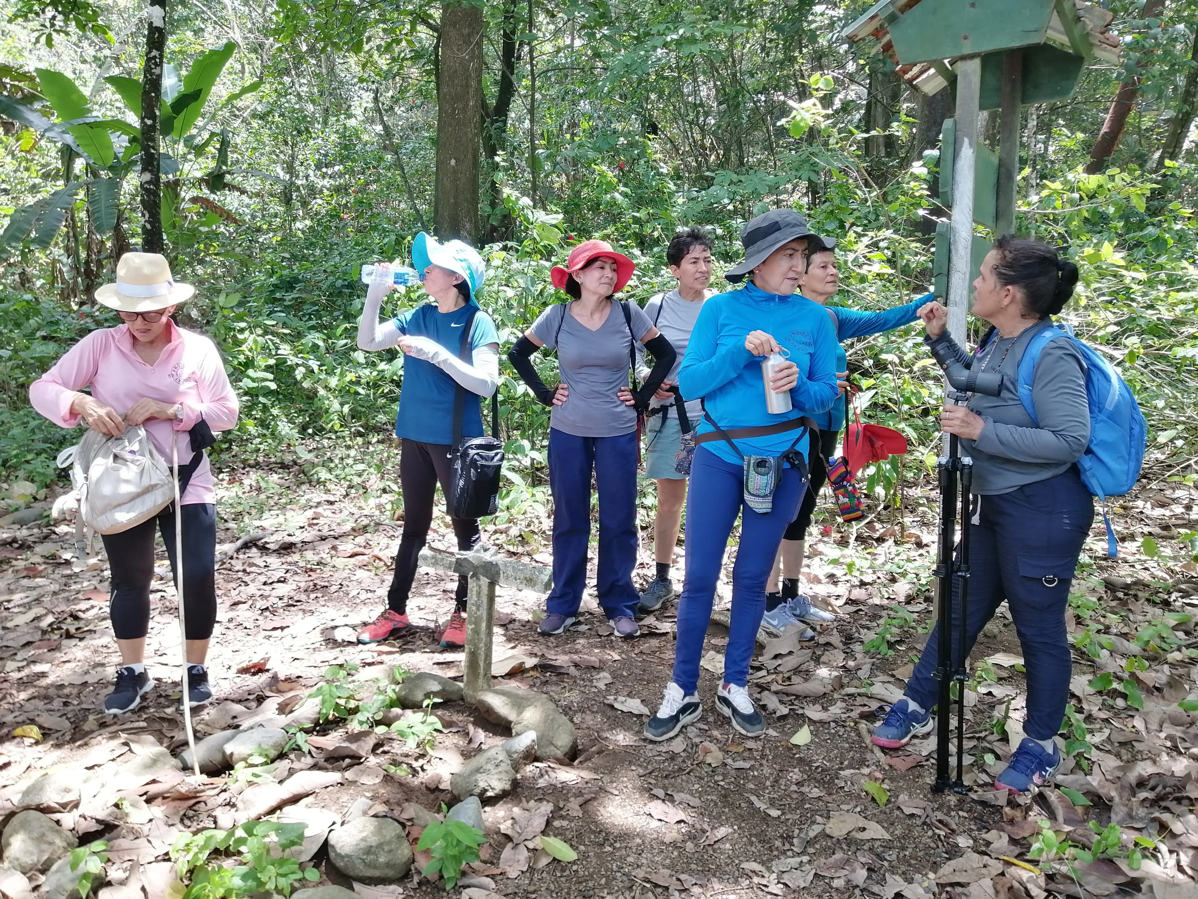 A river crossing during the hike to La Leona.